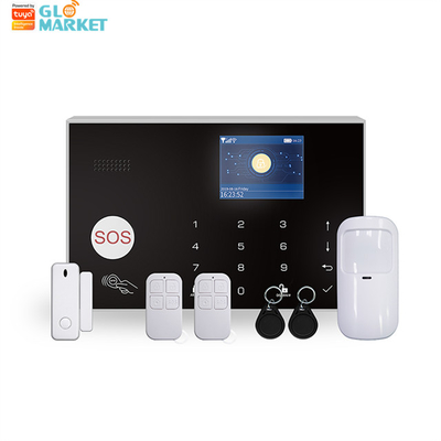 Sistem Alarm Rumah Pintar Tuya Alexa Kontrol Suara Google Wireless Wifi 4G Sistem Alarm SMS