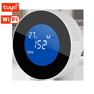 Glomarket Tuya Wifi Alarm System Led Alarm Digital Detektor Kebocoran Sensor Gas Detektor Kebocoran Gas