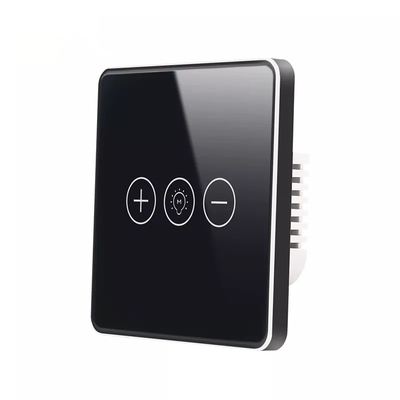 Glomarket Tuya Wifi Smart Dimmer Switch Panel Kaca Suara Remote Control Wifi Smart Dimmer Switch