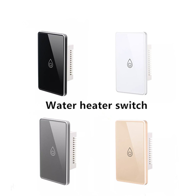 Glomarket Tuya Smart Water Heater Switch Kaca Tombol Sentuh Wifi Boiler Alexa Kontrol Suara Pemanas Air Standar AS Swi