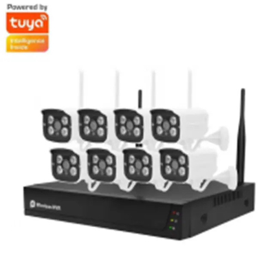 4/8 Saluran NVR Kamera Keamanan Tuya Kamera WiFi Cerdas Dengan Kehidupan Sistem Rumah