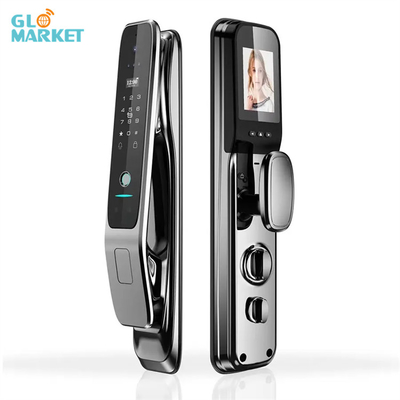 Glomarket Tuya Smart Lock With Camera Produsen Harga Keamanan Biometrik Sidik Jari Kunci Pintar Otomatis