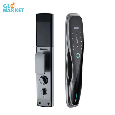 Glomarket Tuya Smart Lock With Camera Produsen Harga Keamanan Biometrik Sidik Jari Kunci Pintar Otomatis