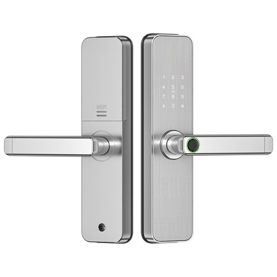 Glomarket Tuya Smart Door Lock Kamar Tidur Rumah Digital Biometric Fingerprint Smart Handle Kunci Elektronik
