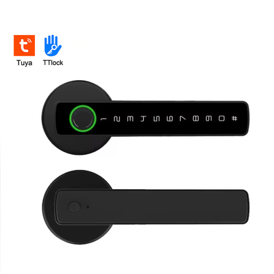 Glomarket Tuya Ble Smart Lock Keamanan Elektronik Tanpa Kunci Smart Door Handle Lock Kunci Kamar Indoor