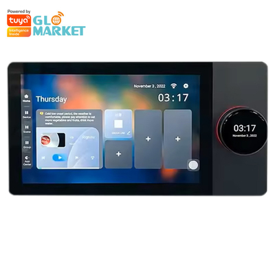 Glomarket Tuya Wifi Smart 7 Inch Control Panel Multi-Fungsi Ble Musik Tembok Layar Sentuh Zigbee Hub Gateway Central Control