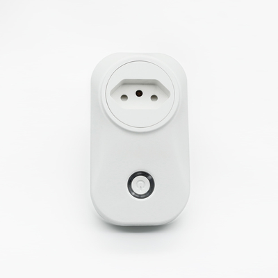 Smart Home Brazil Standard Mini Plug Kontrol Suara Tuya Smart Plug Kompatibel Dengan Amazon Alexa Google Smart Plug