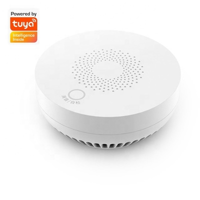 Penutup Plastik Smart Alarm Smoke Zigbee Detector Tuya App Kontrol Rumah Tangga Sensor
