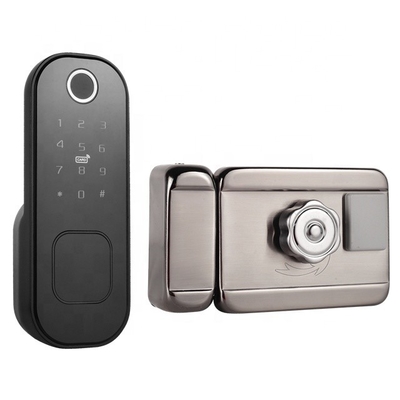 Grosir Tuya Smart Door Lock Phone App Kontrol Fingerprint Digital Smart Life Door Lock