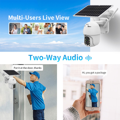 Glomarket Tuya 4G US/AU Smart Camera Two Ways Voice Intercom  For Outdoor Ip Cctv Wireless Smart Security Camera System