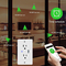 Google Home Alexa Universal Tuya Wifi Smart Wall Socket Dengan 1 Usb