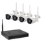 4/8 Channel Security Smart Home 1080P NVR Sistem Kamera CCTV Nirkabel Dengan Google Alexa