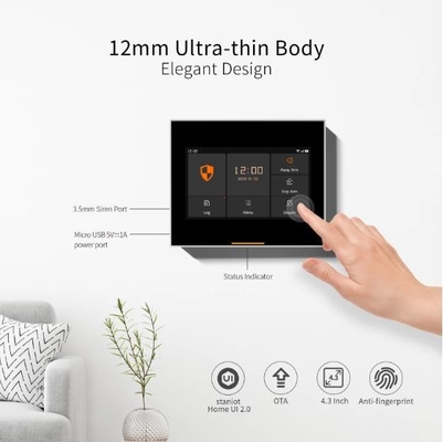 Rumah Pintar Tuya 4g/GSM/Wifi Panel Keamanan Rumah Sistem Alarm Keamanan Anti Pencurian