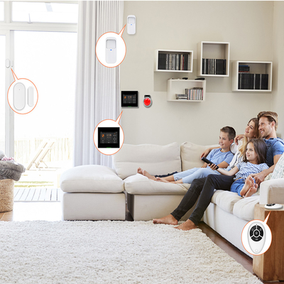 Rumah Pintar Tuya 4g/GSM/Wifi Panel Keamanan Rumah Sistem Alarm Keamanan Anti Pencurian