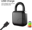 Glomarket Tuya Fingerprint Gembok IP65 Waterproof Keyless USB Charging Room Lock Unlock Paduan Seng Keamanan Tanpa Kunci Min