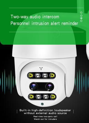 WiFi Alarm Keamanan Kamera Deteksi Gerakan Video Kamera Tahan Air Luar Ruangan Nirkabel
