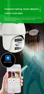 WiFi Alarm Keamanan Kamera Deteksi Gerakan Video Kamera Tahan Air Luar Ruangan Nirkabel