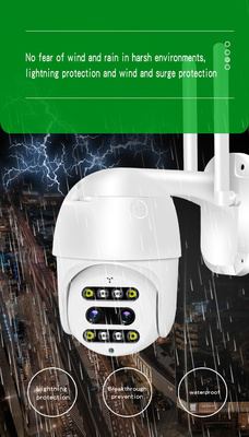WiFi Alarm Keamanan Kamera Deteksi Gerakan Video Kamera Tahan Air Luar Ruangan Nirkabel