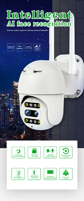 WiFi Alarm Keamanan Kamera Deteksi Gerakan Video Kamera Tahan Air Luar Ruangan Nirkabel