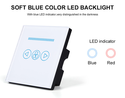 Glomarket Tuya WiFi Smart Wall Switch Remote Control Untuk Kipas Langit-Langit / Lampu LED