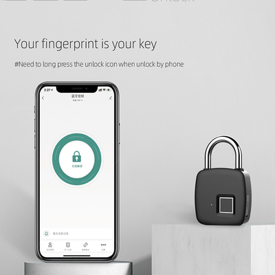 Keamanan Tahan Air Smart Fingerprint Gembok Mini Digital Electronic Tuya Smart Door Lock