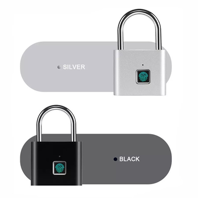 Tuya App Control Smart Fingerprint Padlock Keyless USB Charging Untuk Pintu Laci Koper