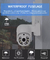 Smart Tuya Wifi Camera 1080P Waterproof Night Vision PIR Detection Full HD Security Camera