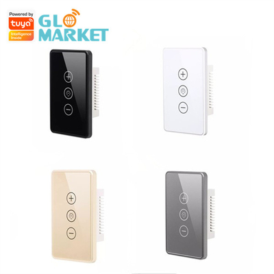 Smart Tuya Wifi Dimmer Switch Layar Sentuh Alexa Google Voice Diaktifkan Dimmer Switch
