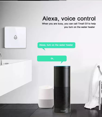 Wifi Tuya Smart Water Heater Switch Tombol Sentuh Kaca APP Control/Voice Control