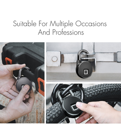 Zinc Alloy Tuya Smart Lock USB Isi Ulang Keamanan Tanpa Kunci Sidik Jari Anti Pencurian