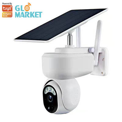 Outdoor Tuya Kamera Wifi 1080p Interkom Dua Arah Tahan Air Smart Solar Camera