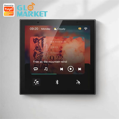 Wifi Smart Control Panel IR Remote Control Tuya Zigbee Gateway 4 Inci