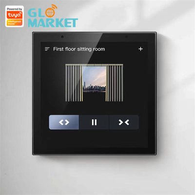 Wifi Smart Control Panel IR Remote Control Tuya Zigbee Gateway 4 Inci