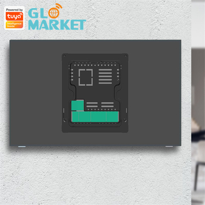 Tuya Smart Home Zigbee Gateway Wifi 7 Inch BLE Dinding Musik Layar Sentuh Smart Control Panel
