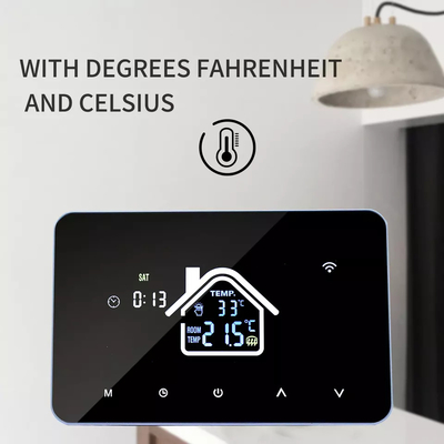 Smart Home Tuya Wifi APP Kontrol Thermostat Pemanas Lantai Pengontrol Suhu Cerdas