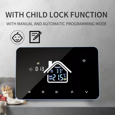 Smart Home Tuya Wifi APP Kontrol Thermostat Pemanas Lantai Pengontrol Suhu Cerdas