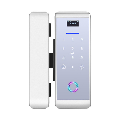 Smart Tuya Wifi Glass Intelligent Door Lock Dengan Kata Sandi Keyboard Digital Sidik Jari