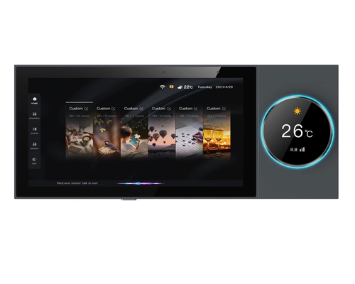 Pusat Kontrol Rumah Pintar Glomarket Layar Sentuh 6 Inci Tuya Zigbee Gateway