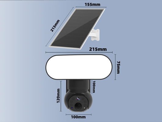 Smart Floodlight Wifi 4G Kamera Solar Security 3MP Motion Tracking Kamera Audio Dua Arah