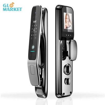 Penerbangan Aluminium Alloy Face Recognition Smart Door Lock Cloud Data Storage