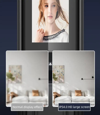 Penerbangan Aluminium Alloy Face Recognition Smart Door Lock Cloud Data Storage