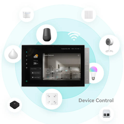 USB FHD Smart Home Touchscreen Control Panel Dibangun di Zigbee Ble Gateway