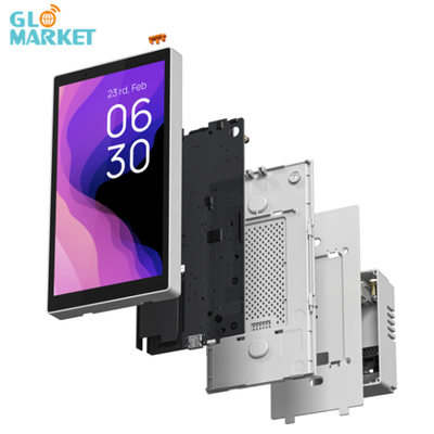 Multi Fungsi Zigbee Panel Musik Tembok Layar Sentuh Tuya Center 5 Inch
