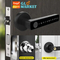 Glomarket Tuya Ble Smart Lock Keamanan Elektronik Tanpa Kunci Smart Door Handle Lock Kunci Kamar Indoor