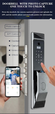 Glomarket Tuya Wifi Face Recognition Smart Door Lock Dengan Kamera