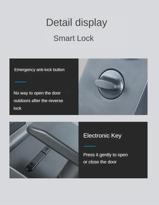 Glomarket Tuya Wifi Face Recognition Smart Door Lock Dengan Kamera