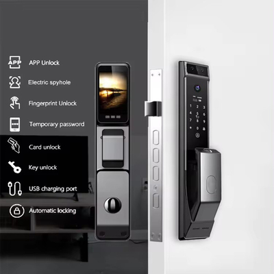Glomarket Tuya Wifi Face Recognition Smart Door Lock Dengan Kamera