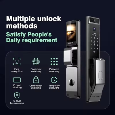 Glomarket Tuya Wifi Face Recognition Smart Door Lock Dengan Kamera