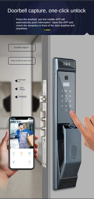 Glomarket Tuya Wifi Face Recognition Smart Door Lock Dengan Kamera