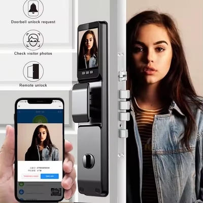 Glomarket 3d Face Recognition Sidik jari Tuya Wifi Digital Smart Lock